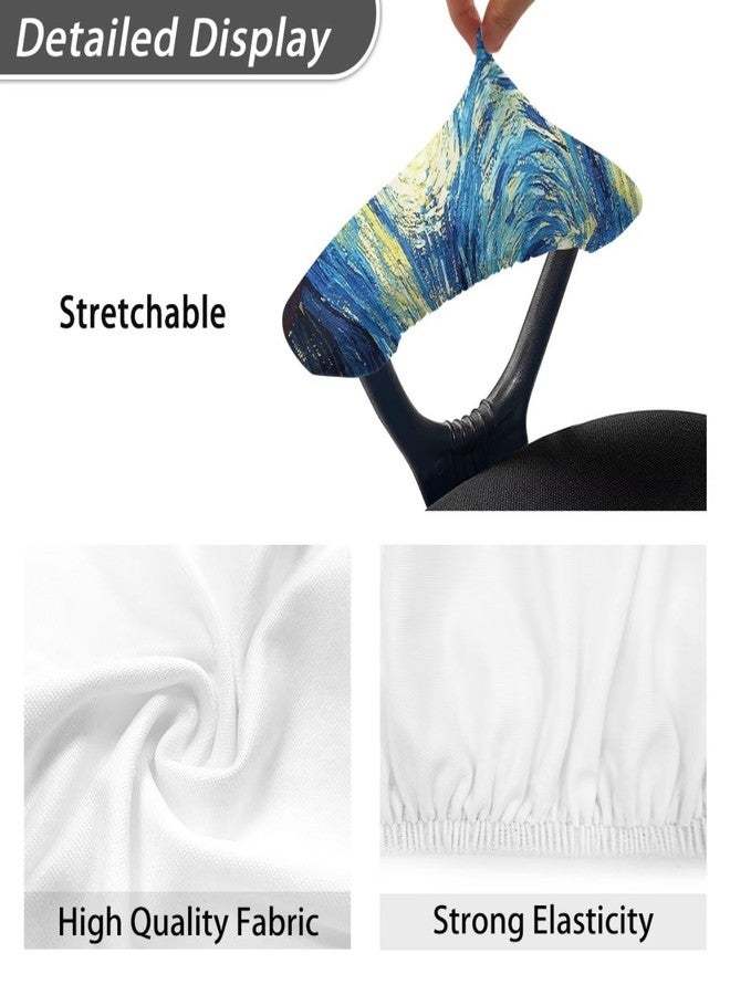 Mintulipy Starry Sky Chair Armrest Covers Protectors Armrest Covers for Office Chairs Gaming Chair Armrest Covers for Computer Gaming Desk Rotating Chairs - Image 4